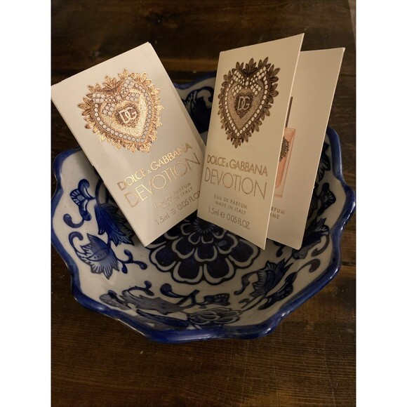 Dolce & Gabbana Devotion EDP Spray Women 0.05OZ/1.5ML Travel Sample Pack of 2 - Picture 1 of 2
